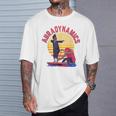 オーラ農業 面白い ミーム ダンシング ボート レース Tシャツ 彼への贈り物