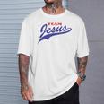 クリスチャンシャツ チームイエス メンズ レディース キッズ Tシャツ 彼への贈り物