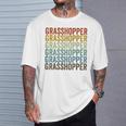 グラスホッパー レトロ Tシャツ 彼への贈り物