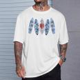 サーフィン サーフボード ヴィンテージ レトロ サーフボーダー ビーチ サーフィン Tシャツ 彼への贈り物
