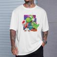 ザ・スーパーマリオギャラクシー・ムービー Toad And Yoshi Galaxy Fun Tシャツ 彼への贈り物
