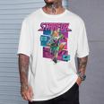 ザ・スーパーマリオギャラクシー・ムービーtarfox Fox Mccloud Action Tシャツ 彼への贈り物