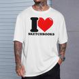 スケッチブックが大好き Tシャツ 彼への贈り物