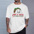 タコス イン ヒューマン コスチューム メキシカン テクスメックス ファヒータ ブリトー Tシャツ 彼への贈り物