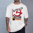 タワーレコード モスクワ レトロ ヴィンテージ 音楽 Tシャツ 彼への贈り物