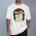 ダビングハリネズミ おもしろハリネズミ Tシャツ 彼への贈り物