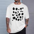 ダルメシアン愛好家のためのダルメシアンパターン ダルメシアンプリント Tシャツ 彼への贈り物