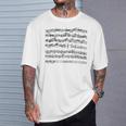 バッハチェロ組曲メヌエットチェリスト 長袖tシャツ Tシャツ 彼への贈り物