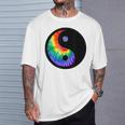 ヒッピータイダイ 陰陽 Tシャツ 彼への贈り物