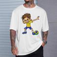 ブラジル国旗 Braziloccer Flag ブラジル代表サッカー Tシャツ 彼への贈り物