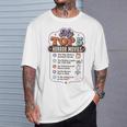 ホラー映画 教師 ユーモア 学校 映画 パロディ トップ5 長袖tシャツ Tシャツ 彼への贈り物
