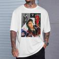 マイケルジャクソン 021 バックプリント Tシャツ 彼への贈り物