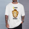 モンキーtシャツ 「チーキーモンキー」 Tシャツ 彼への贈り物