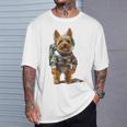 ヨークシャーテリア 犬 グラフィック ペット ヨークシャーテリア Tシャツ 彼への贈り物
