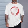 レトロな武士道 武士 日本のサムライデザイン Tシャツ 彼への贈り物