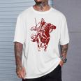 中国三国志将 関羽 関雲昌 Tシャツ 彼への贈り物