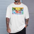 日本 大漁旗 今日はおめでたい Tシャツ 彼への贈り物