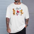 森のぬいぐるみラズ 森の音楽隊 Tシャツ 彼への贈り物