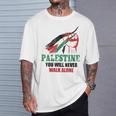 無料ガザパレスチナ国旗 アラビアギフト パレスチナ Tシャツ 彼への贈り物