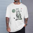 猫 和 着物 日本 伝統 ママ パパ キッズ Tシャツ 彼への贈り物