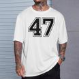 番号47 Tシャツ 彼への贈り物