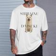 白柴犬犬 Tシャツ 彼への贈り物
