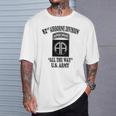 第82空挺師団 バックデザイン Tシャツ 彼への贈り物