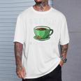 緑寿祝い コーヒー好き 父 男性 女性 緑寿 お祝い コーヒー コーヒー人生 66歳 おしゃれ Tシャツ 彼への贈り物