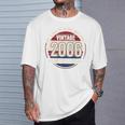 裏面 ヴィンテージ 20 誕生日 デコレーション メンズ 20歳 2006 20歳 Tシャツ 彼への贈り物