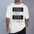 酒飲みそばそば Drinkake Andtayoba Tシャツ 彼への贈り物