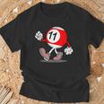 11歳の誕生日 男の子 女の子 赤 ビリヤードボール 11 Tシャツ 高齢者への贈り物