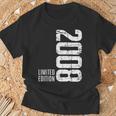 18歳の男の子、女の子、18 歳の誕生日プレゼント、限定版 2008 Tシャツ 高齢者への贈り物