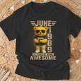 37歳 1989年6月 テディベア 37歳 誕生日 男性 女性 Tシャツ 高齢者への贈り物
