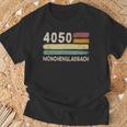 4050 Mönchengladbach レトロ郵便番号 ビンテージ Tシャツ 高齢者への贈り物
