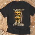 52歳 1974年6月 テディベア 52歳 誕生日 男性 女性 Tシャツ 高齢者への贈り物