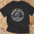 55 歳の誕生日男性オートバイ バイクに乗る人 1970 Tシャツ 高齢者への贈り物