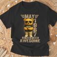 59歳 1967年5月 テディベア 59歳 誕生日 男性 女性 Tシャツ 高齢者への贈り物
