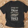 63歳の誕生日 1963年生まれのクラシックカー Tシャツ 高齢者への贈り物