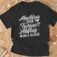 Abschluss Grundschule 2026 Grundschule Abschied Abgänger T-Shirt Geschenke für alte Männer