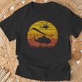 Ah-1Ziper Attack ヘリコプター イラク砂漠 サンライズ ビンテージ Tシャツ 高齢者への贈り物
