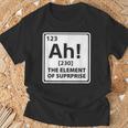 Ah The Element Ofurprise 周期表 Tシャツ 高齢者への贈り物