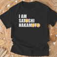 I Amatoshi Nakamoto Bitcoin Creator Meme Tシャツ 高齢者への贈り物
