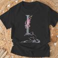 Balla Ballerina イニシャル 名前 I、ダンス、モノグラム、バレエ Tシャツ 高齢者への贈り物