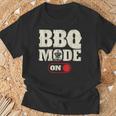 Bbqモードオン バーベキュー愛好家 グリル バーベキュー Tシャツ 高齢者への贈り物