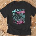 Beach Book Club Summer Book Lover Reading Summer Sayin Quote T-Shirt Gifts for Old Men