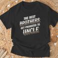 The Best Brothers Get Promoted To Uncle 面白い服 Tシャツ 高齢者への贈り物