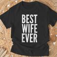 Best Wife Ever Wedding Tシャツ 高齢者への贈り物