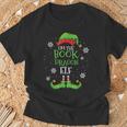 Im The Book Dragon Elf Christmas Librarian T-Shirt Gifts for Old Men