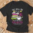 Book Lover & Coffee Reader Reading Quote Women & Girls T-Shirt Gifts for Old Men
