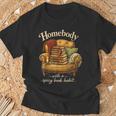 Book Lover Homebody With A Spicy Book Habit T-Shirt Gifts for Old Men